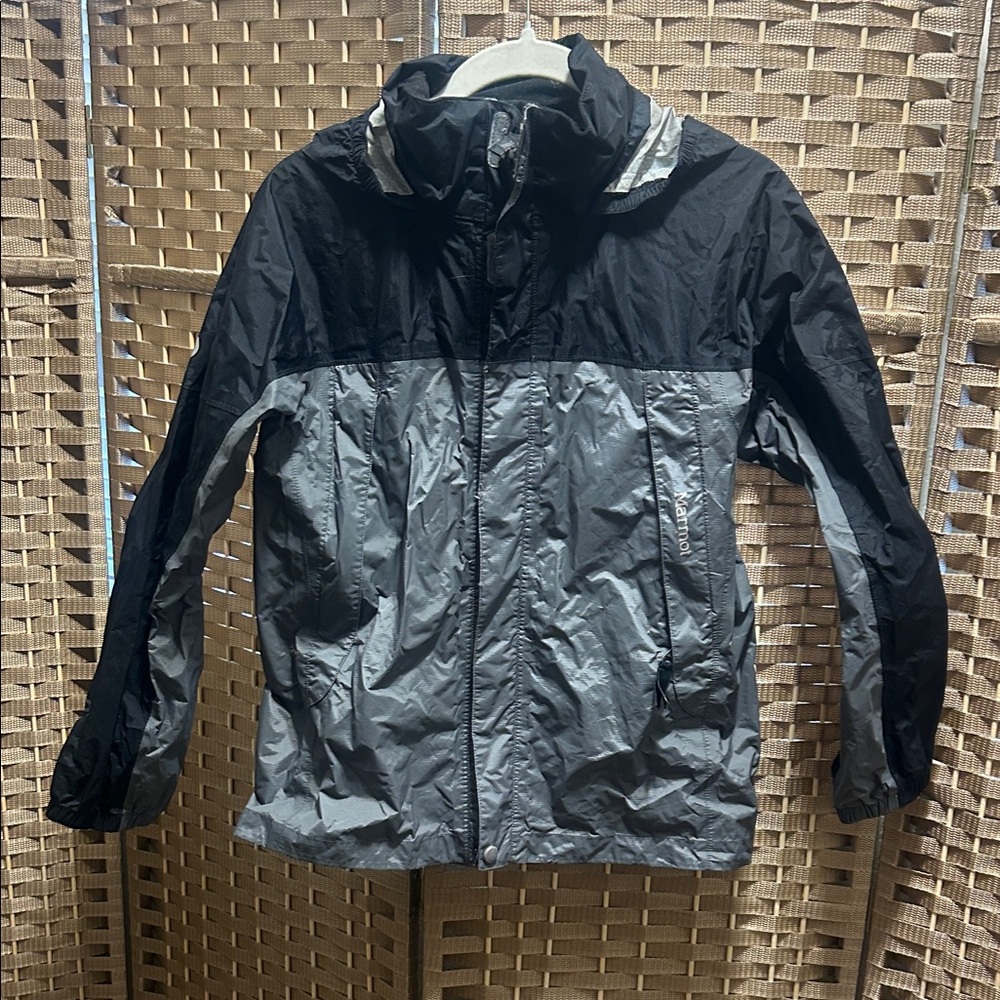 Marmot Kids Raincoat - Black and Gray
